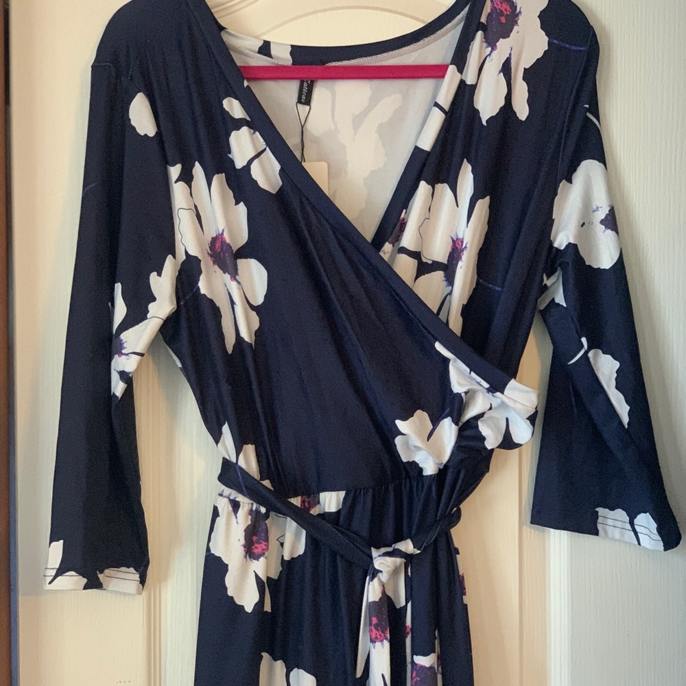 Floral maxi dress, full-length